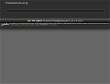 Tablet Screenshot of freesounds.org